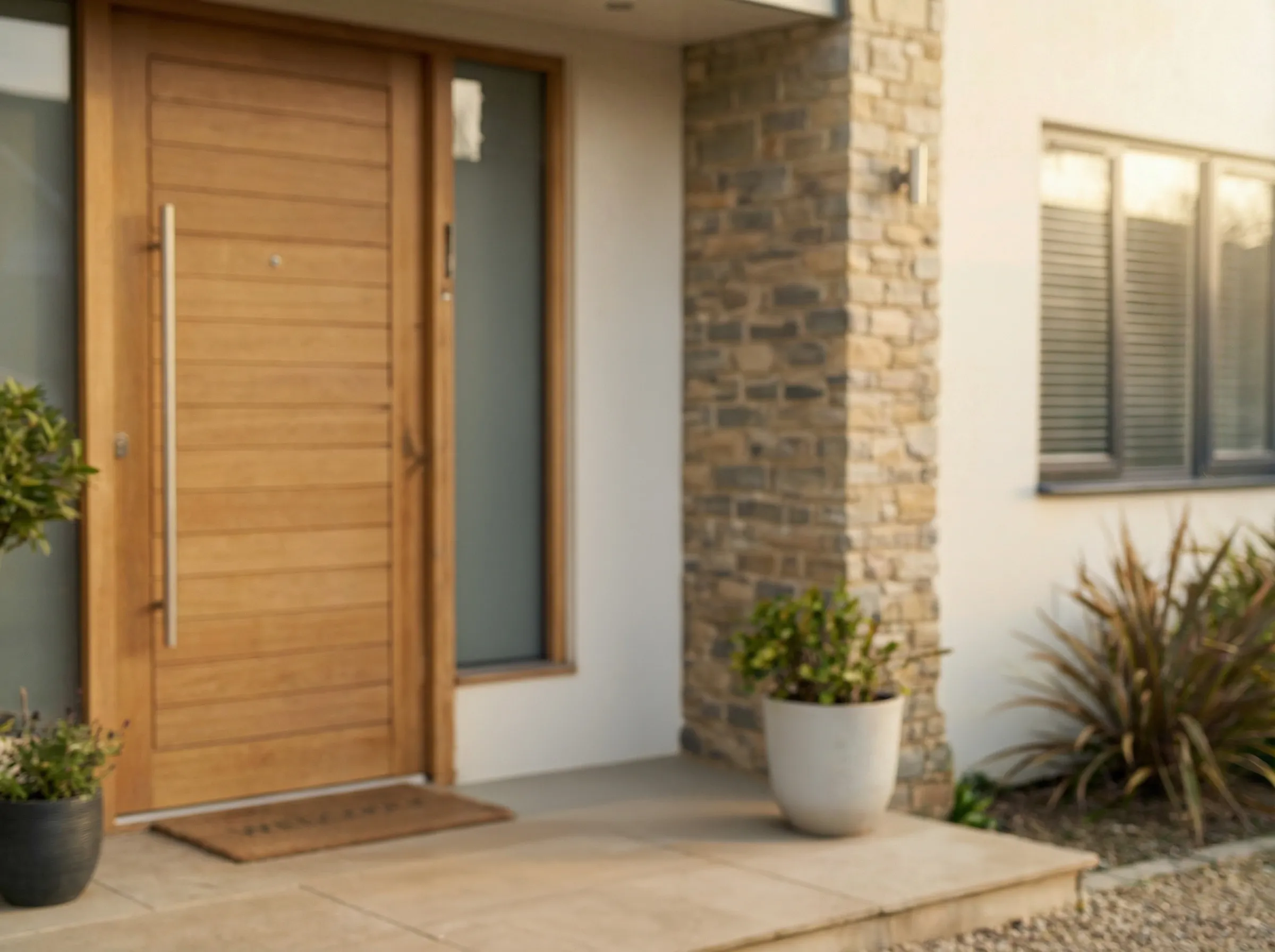 House front entrance